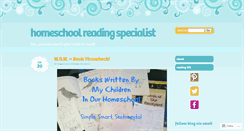 Desktop Screenshot of homeschoolreadingspecialist.com