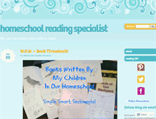 Tablet Screenshot of homeschoolreadingspecialist.com